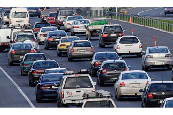 Cars on the highway