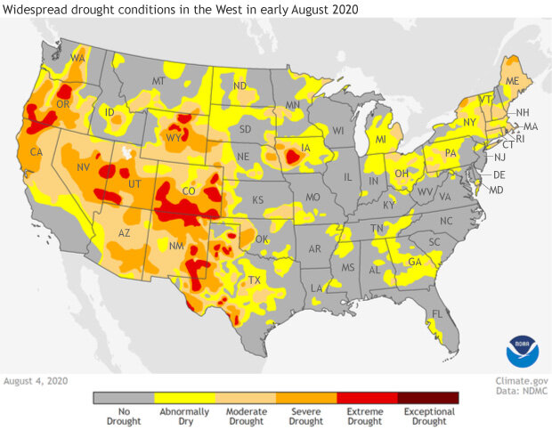 Drought map