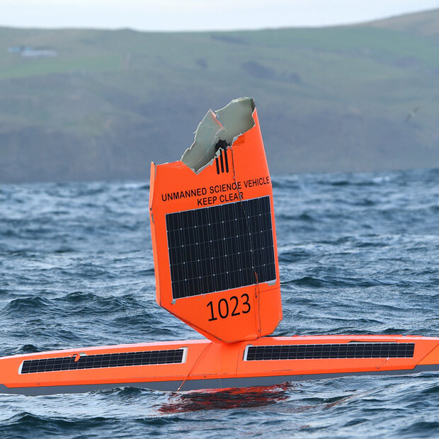 Damaged saildrone