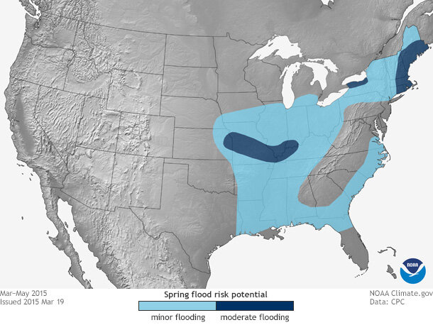Flood risk map