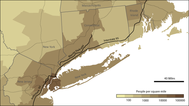 New England map