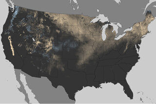 Map image for Fierce 2010-2011 Winter Dwarfs This Season's Snowfall 