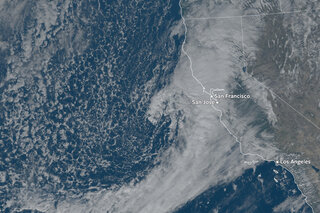 Map image for Atmospheric rivers soak California in early January 2026