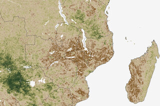 Map image for Southeastern Africa's topsy-turvy monsoon