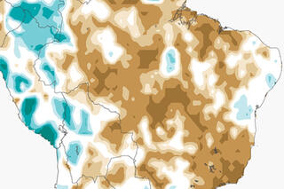 Map image for It's supposed to be the rainy season in Brazil, so where has all the water gone?